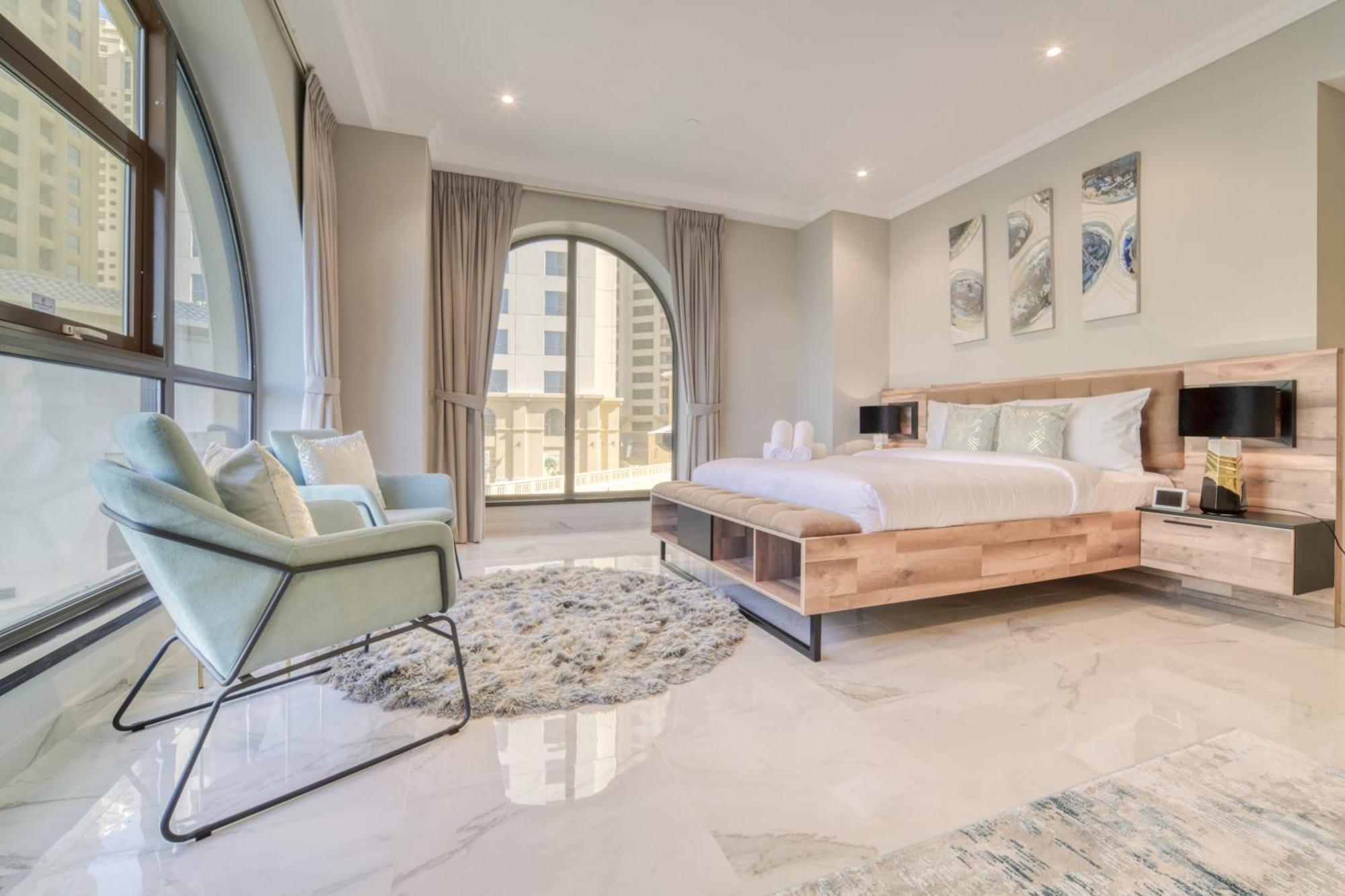 Luxurious 4 Bedroom Duplex With Terrace & Sea View 迪拜 外观 照片