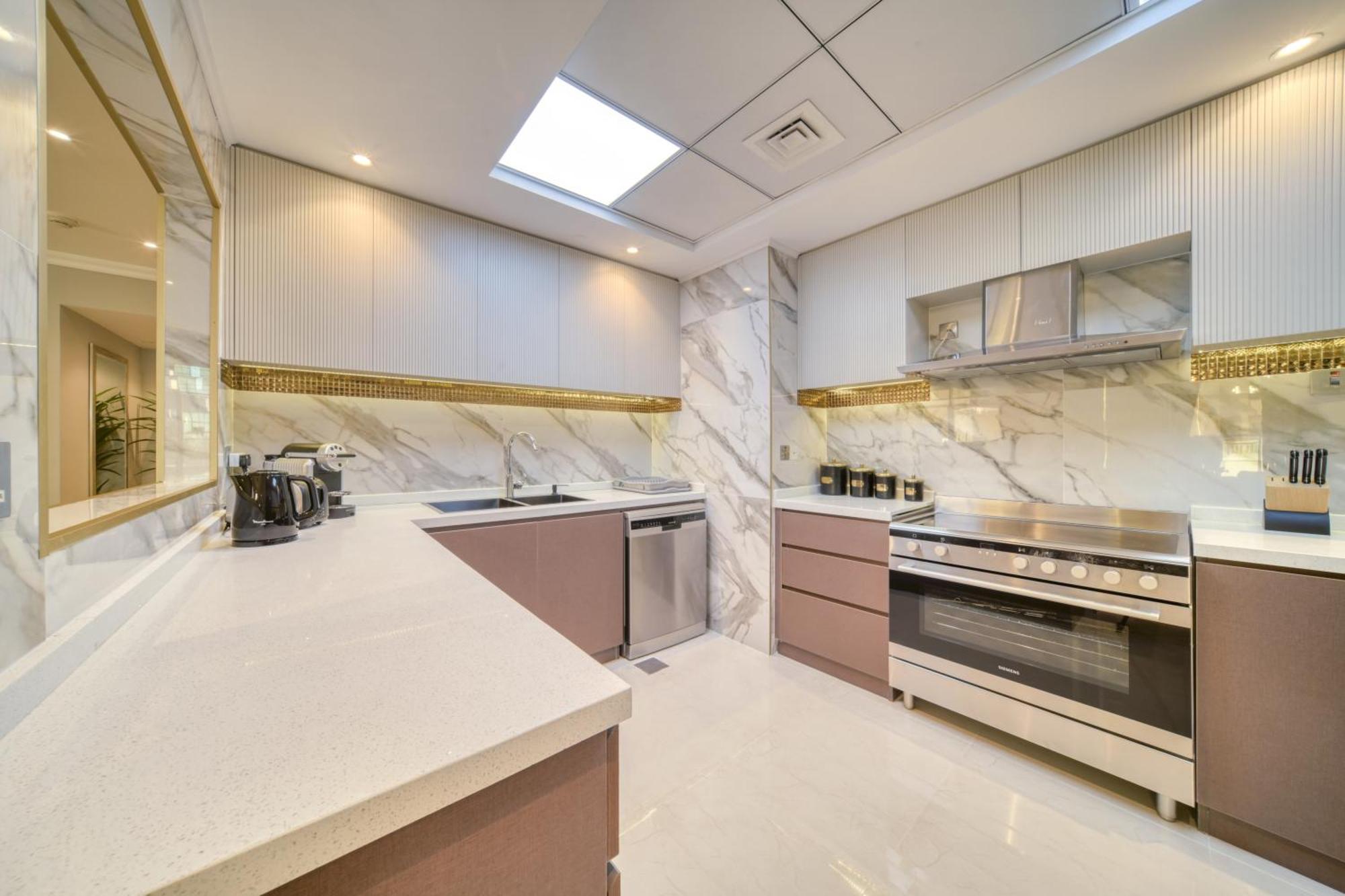 Luxurious 4 Bedroom Duplex With Terrace & Sea View 迪拜 外观 照片